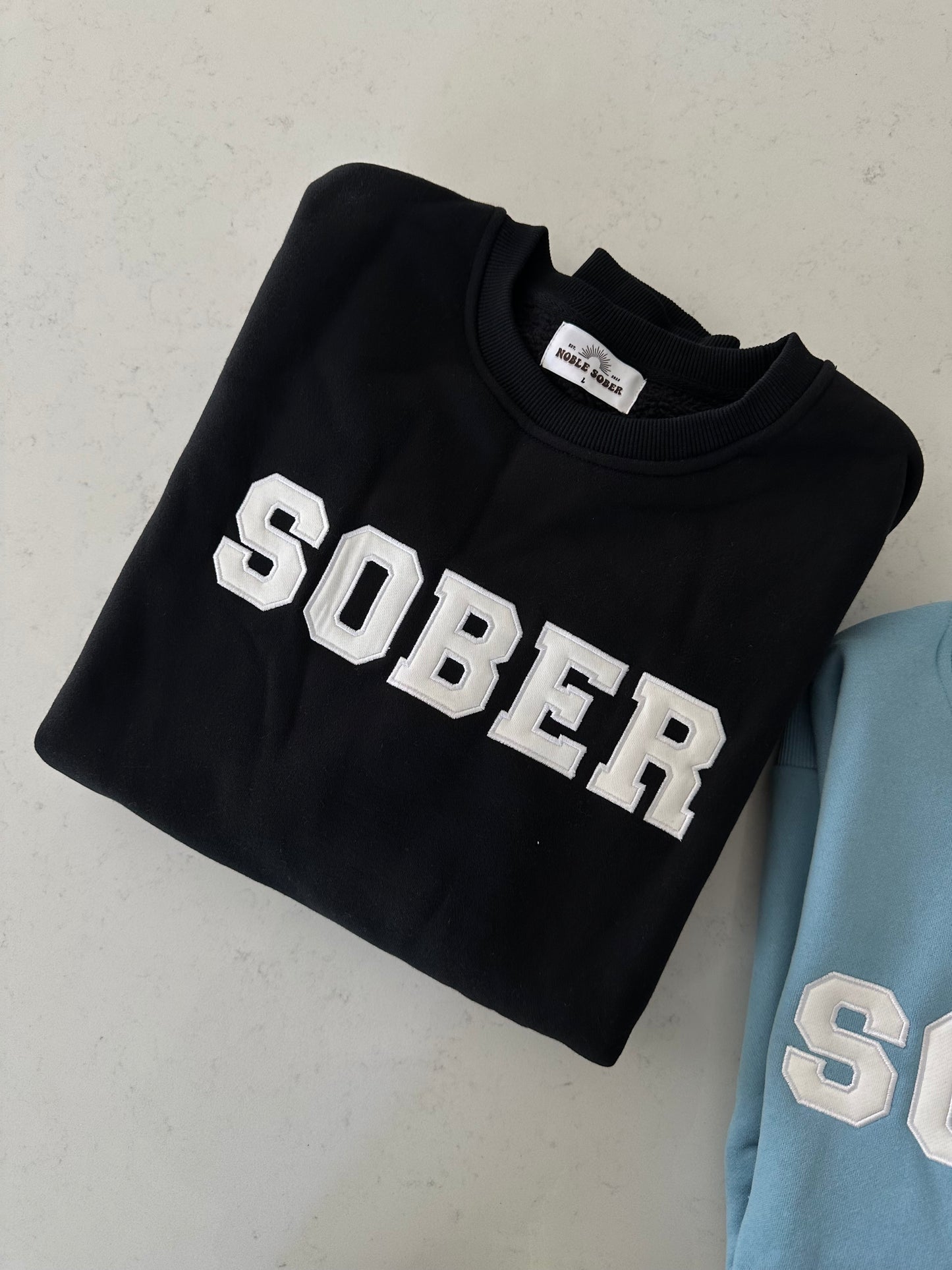 Sober "One Day at a Time" Crewneck